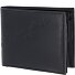  Leather Portemonnee RFID-bescherming Leder 12 cm variant schwarz-footsteps 2.0
