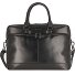  Romano Koffer Leer 40 cm Laptop compartiment variant schwarz