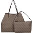  Victtoria Shopper Tas 40 cm variant latte logo-brown