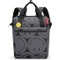  Allrounder Dagrugzak 39 cm Laptop compartiment variant smiley grey