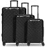 Essentials 18 4 wielen Kofferset 3-delig met uitbreidingsplooi variant metallic-black shiny Essentials 18 4 wielen Kofferset 3-delig met uitbreidingsplooi variant metallic-black shiny