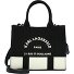 Essentials Handtas 18 cm variant cannoli cream-black Essentials Handtas 18 cm variant cannoli cream-black