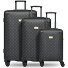  Palermo 4 wielen Kofferset 3-delig variant Black