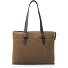  Nubuck Schoudertas Leer 40 cm Laptop compartiment variant taupe