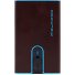 Black Square Kredietkaart etui RFID-bescherming Leer 6 cm variant mahogany  Black Square Kredietkaart etui RFID-bescherming Leer 6 cm variant mahogany