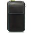 Lederen portefeuille 11 cm variant black/pace Lederen portefeuille 11 cm variant black/pace