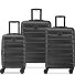  Air Armour 4 wielen Kofferset 3-delig met uitbreidingsplooi variant black