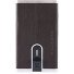  Zwart Vierkant Creditcardetui RFID Leer 6 cm variant dark brown