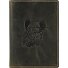  Vintage Identiteitskaart etui Leer 9.5 cm variant wild boar