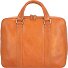  Bergamo aktetas leer 38 cm Laptop compartiment variant braun