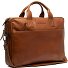  Frazer Koffer Leer 38 cm Laptop compartiment variant cognac