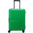  x United Colors of Benetton Color Block Hardside 4-wiel cabine trolley 55 cm variant green