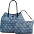  Victtoria Shopper Tas 40 cm variant denim logo