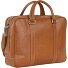  Bergamo aktetas leer 41 cm Laptopvak variant hellbraun