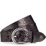 Riem Leer variant dark brown-gun metal | 95 cm Riem Leer variant dark brown-gun metal | 95 cm