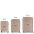 Kiba 4-Wiel Kofferset 3st. variant beige Kiba 4-Wiel Kofferset 3st. variant beige