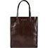  Mirra Schoudertas Leder 32 cm Laptopvak variant moka