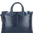 Blauwe vierkante aktetas Leer 42 cm Laptop compartiment variant nachtblau Blauwe vierkante aktetas Leer 42 cm Laptop compartiment variant nachtblau