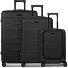 4 wielen Kofferset 3-delig met uitbreidingsplooi variant deep black 4 wielen Kofferset 3-delig met uitbreidingsplooi variant deep black