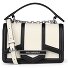  Nova Handtas Leer 20 cm variant white-black
