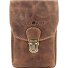 Vintage heuptasje leer 11 cm variant brown