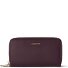  Bologna Leer XL Dubbele Zip-Around Portemonnee RFID Leer 20 cm variant burgundy