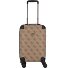 Berta 4 wielen Cabinewagen 53 cm variant latte logo-brown Berta 4 wielen Cabinewagen 53 cm variant latte logo-brown