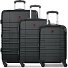  Amplar Evo 4 wielen Kofferset 3-delig met uitbreidingsplooi variant black