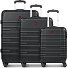  Amplar Evo 4 wielen Kofferset 3-delig met uitbreidingsplooi variant black