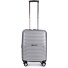 Bright+ 4 wielen Cabinewagen S 56 cm met uitbreidingsplooi variant silver Bright+ 4 wielen Cabinewagen S 56 cm met uitbreidingsplooi variant silver
