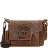  Vintage Café Racer Messenger Leer 39 cm variant braun