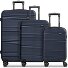  Essentials 16 3-SET 4 wielen Kofferset 3-delig variant dark-Blue