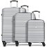 Paradise 4 wielen Kofferset 3-delig variant silver Paradise 4 wielen Kofferset 3-delig variant silver