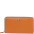  Sponsachtige portefeuille leer 19 cm variant orange