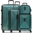  Essentials14 4-wiel kofferset Beautycase 4st met uitklapbaar laptopvak variant pearl-green metallic