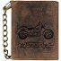 Vintage fietsportefeuille leer 10 cm variant braun Vintage fietsportefeuille leer 10 cm variant braun