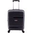 3800 4 wielen Cabinewagen 55 cm met uitbreidingsplooi variant black 3800 4 wielen Cabinewagen 55 cm met uitbreidingsplooi variant black