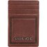  PT16-08536 Creditcard etui leer 7 cm met geldclip variant brown