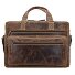  Vintage Koffer Leer 43 cm Laptop compartiment variant brown