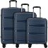  Travel Line 4300 4 wielen Kofferset 3-delig variant dunkelblau