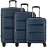  Travel Line 4300 4 wielen Kofferset 3-delig variant dunkelblau