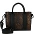  Glam Newburgh Mini handtas Leder 18.5 cm variant croco bronze - black