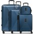  Essentials 14 4-wiel kofferset + beautycase 4 stuks met stretchvouw variant dark blue metallic