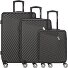 Don Carlo 4-wiel kofferset 3st. variant schwarz Don Carlo 4-wiel kofferset 3st. variant schwarz