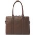  Linee Mirjam Schoudertas Leer 40 cm Laptop compartiment variant dunkelbraun