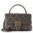  Love Lady Handtas Leer 26 cm variant grigio asfalto 1 - antique gold