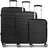 Seattle 4 wielen Kofferset 3-delig variant black Seattle 4 wielen Kofferset 3-delig variant black
