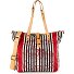  Manici Shopper Tas 31 cm variant righe blu-rosso