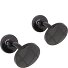 Manchetknopen Roestvrij staal 2.1 cm variant black Manchetknopen Roestvrij staal 2.1 cm variant black