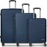  Dallas 3.0 4-wiel kofferset 3-delig met stretch plooi variant dark blue